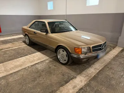 Gebraucht Mercedes 500 231 PS (169 kW) 1982 Gold Coupé