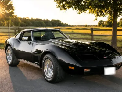 Gebraucht Corvette C3 1977 Schwarz Coupé