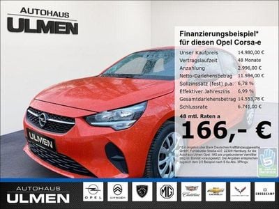 Usata Opel Corsa-e 100 kW (136 CV) 2022 Arancione Utilitaria