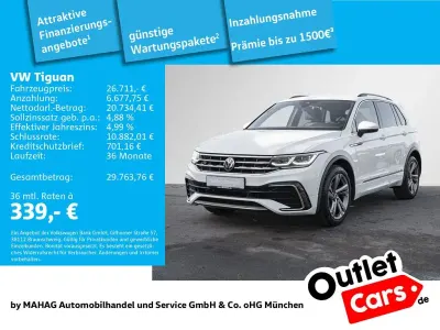 Używany VW Tiguan R-line 200 KM (147 kW) 2022 Biały SUV