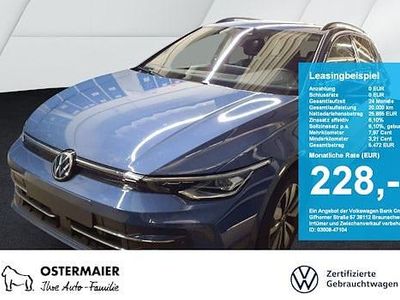 Gebraucht VW Golf VIII Goal 150 PS (110 kW) 2025 Anemonenblau metallic Kombi