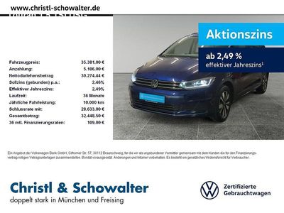 Atlantik blue metallic Gebraucht 2025 VW Touran Goal Van / Kleinbus | 35.381 € (Fairer Preis)