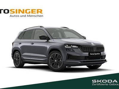 Grau Gebraucht 2025 Skoda Karoq SportLine SUV | 37.480 € (Fairer Preis)