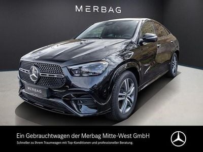 Gebraucht Mercedes GLE400 AMG line 381 PS (280 kW) 2024 Metalliclack obsidianschwarz Coupé