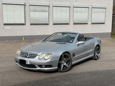 Usata Mercedes SL500 AMG 306 CV (225 kW) 2004 Argento Cabrio