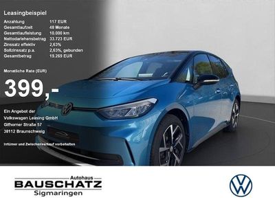 Ny VW ID.3 Pure 125 kW (170 HK) 2026 Blå Hatchback
