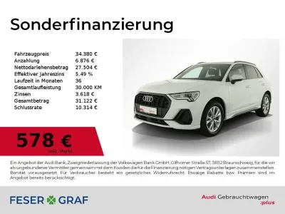 Gebraucht Audi Q3 S-Line 150 PS (110 kW) 2024 Gletscherweiß SUV