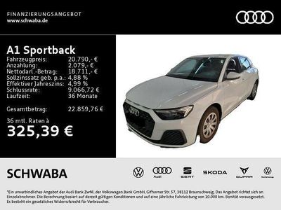 Gletscherweiß metallic Gebraucht 2022 Audi A1 Sportback Kleinwagen | 20.790 € (Fairer Preis)