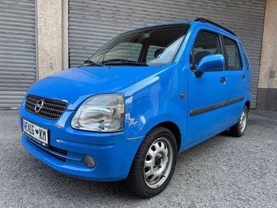 Gebraucht Opel Agila 75 PS (55 kW) 2002 Blau Van / Kleinbus