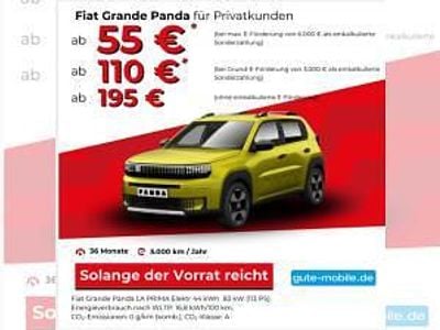 Neu Fiat Grande Panda La Prima 83 kW (113 PS) 2025 Gelb (limone gelb 507) Kleinwagen