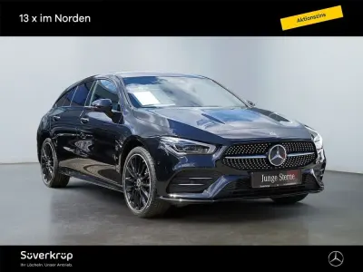 Gebraucht Mercedes CLA250 Shooting Brake AMG 160 PS (117 kW) 2022 Schwarzlack kosmosschwarz (metallic) Kombi