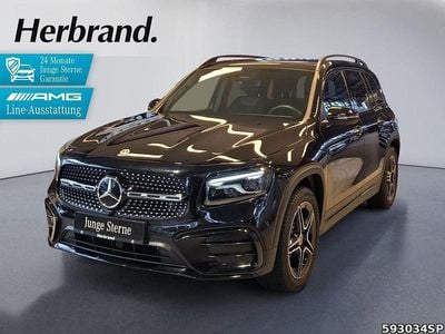 Gebraucht Mercedes GLB200 AMG 163 PS (119 kW) 2024 Metalliclack kosmosschwarz SUV