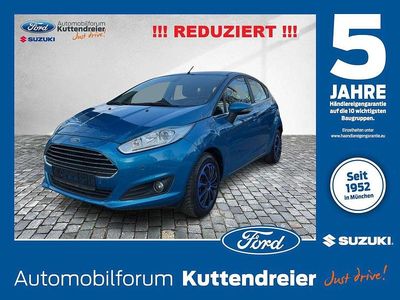 Gebraucht Ford Fiesta Titanium 125 PS (91 kW) 2013 Arubablau metallic Kleinwagen