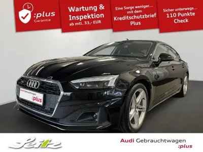 Gebraucht Audi A5 Sportback Basis 204 PS (150 kW) 2023 Brillantschwarz Kleinwagen