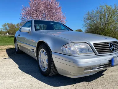 Gebraucht Mercedes SL320 231 PS (169 kW) 1995 Silber Cabrio