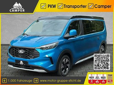 Neu Ford Tourneo Custom Active 150 PS (110 kW) 2025 Digital aqua blue metallic Van