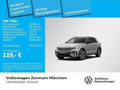 Gebraucht VW T-Roc R-line 150 PS (110 kW) 2025 Silber SUV