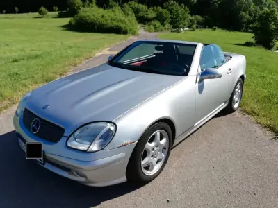 Gebraucht Mercedes SLK200 163 PS (119 kW) 2000 Silber Cabrio