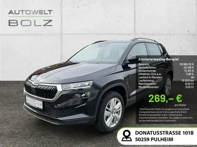 Second-hand Skoda Karoq Selection 150 CP (110 kW) 2025 Negru SUV