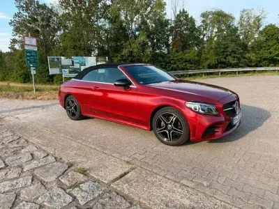 Gebraucht Mercedes C220 AMG line 194 PS (142 kW) 2021 Rot Cabrio