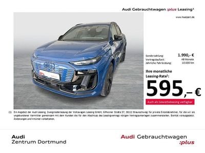 Gebraucht Audi Q6 e-tron S-Line 284 kW (387 PS) 2025 Ascariblau metallic SUV