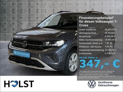 Grau Gebraucht 2024 VW T-Cross IQ Drive SUV | 25.910 € (Fairer Preis)