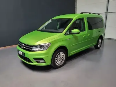 Gebraucht VW Caddy Comfortline 125 PS (91 kW) 2018 Grün Van / Kleinbus