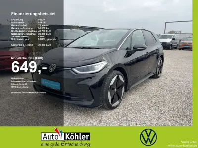 Brugt VW ID.3 Pro 150 kW (204 HK) 2023 Sort Hatchback