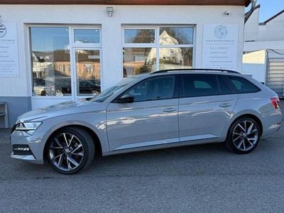 Gebraucht Skoda Superb SportLine 200 PS (147 kW) 2021 Seda steel/steel grau Kombi