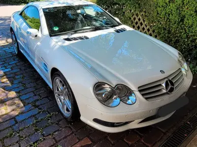 Gebraucht Mercedes SL55 AMG AMG 500 PS (367 kW) 2006 Weiß Cabrio