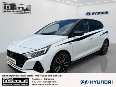 Gebraucht Hyundai i20 N Line 120 PS (88 kW) 2022 Atlas white/ phantom black / s Kleinwagen