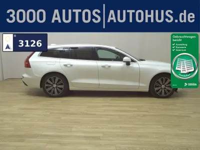 Gebraucht Volvo V60 Inscription 341 PS (250 kW) 2021 Ice white / solid Kombi