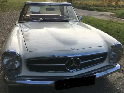 Gebraucht Mercedes 230 150 PS (110 kW) 1966 Weiß Cabrio