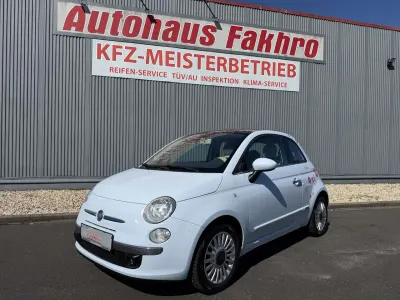 Gebraucht Fiat 500 Lounge 69 PS (50 kW) 2010 Azzurro Kleinwagen