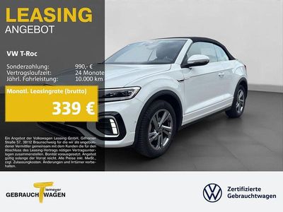 Usata VW T-Roc Cabriolet R-line 150 CV (110 kW) 2025 Bianco Cabrio