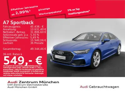 Gebraucht Audi A7 S-Line 299 PS (219 kW) 2023 Individuallackierungen audi ex Limousine