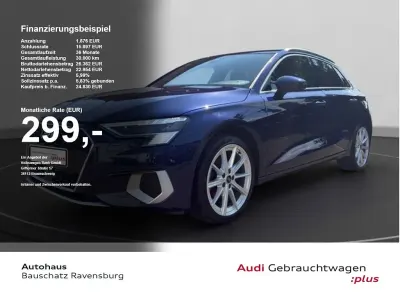 Gebraucht Audi A3 Advanced Plus 150 PS (110 kW) 2023 Blau Limousine