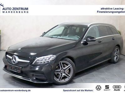 gebraucht Mercedes C200 T Aut. AMG Line LED AHK CAM VIRTUAL LEDER