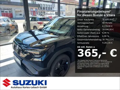 Neu Suzuki e-Vitara Club 105 kW (144 PS) 2026 Schwarz SUV