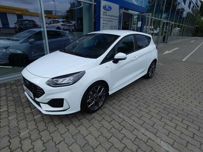 Gebraucht Ford Fiesta ST-Line X 125 PS (91 kW) 2023 Weiß (frozen white) Kleinwagen
