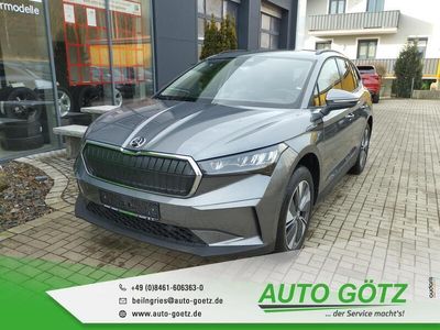 gebraucht Skoda Enyaq iV 60 Clever Vorb VZE Digi BlindSpot vo hi SpurAssist Connect Sunset 4xEFH Ladeboden Armlehne Metallic