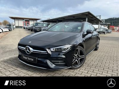 gebraucht Mercedes CLA35 AMG 4M SB NAVI LED MBUX Pano AHK Ambi Kamera