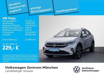 Gebraucht VW Taigo Style 150 PS (110 kW) 2023 Silber SUV