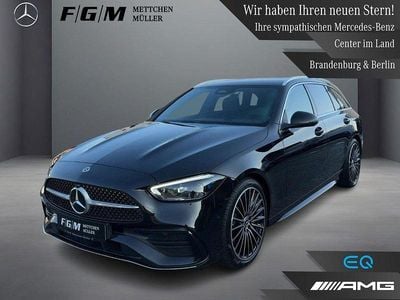 Gebraucht Mercedes C220 AMG line 200 PS (147 kW) 2026 Metalliclack obsidianschwarz Kombi