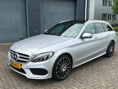 Brugt Mercedes C180 AMG 116 HK (85 kW) 2019 Grå Stationcar