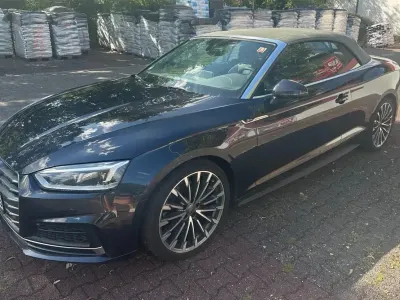Gebraucht Audi A5 Cabriolet S-Line 2018 Blau Cabrio