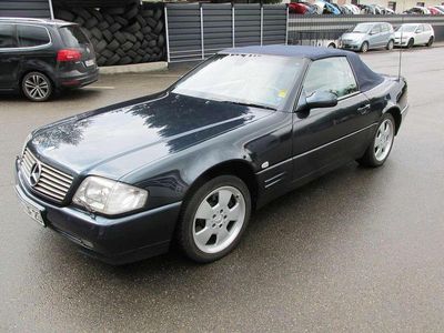 Gebraucht Mercedes SL320 224 PS (164 kW) 1999 Blauschwarzmet Cabrio