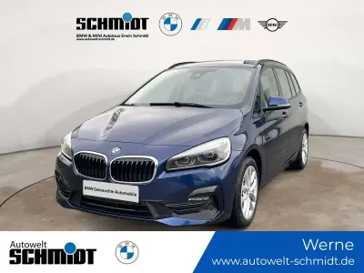 Gebraucht BMW 218 Gran Tourer Sport Line 150 PS (110 kW) 2018 Mediterranblau metallic Van / Kleinbus