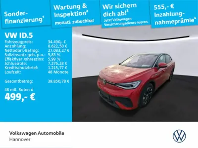Second-hand VW ID.5 Pro Performance 150 kW (204 CP) 2023 Roșu SUV