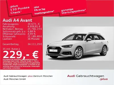 Używany Audi A4 Basis 204 KM (150 kW) 2024 Biały Kombi